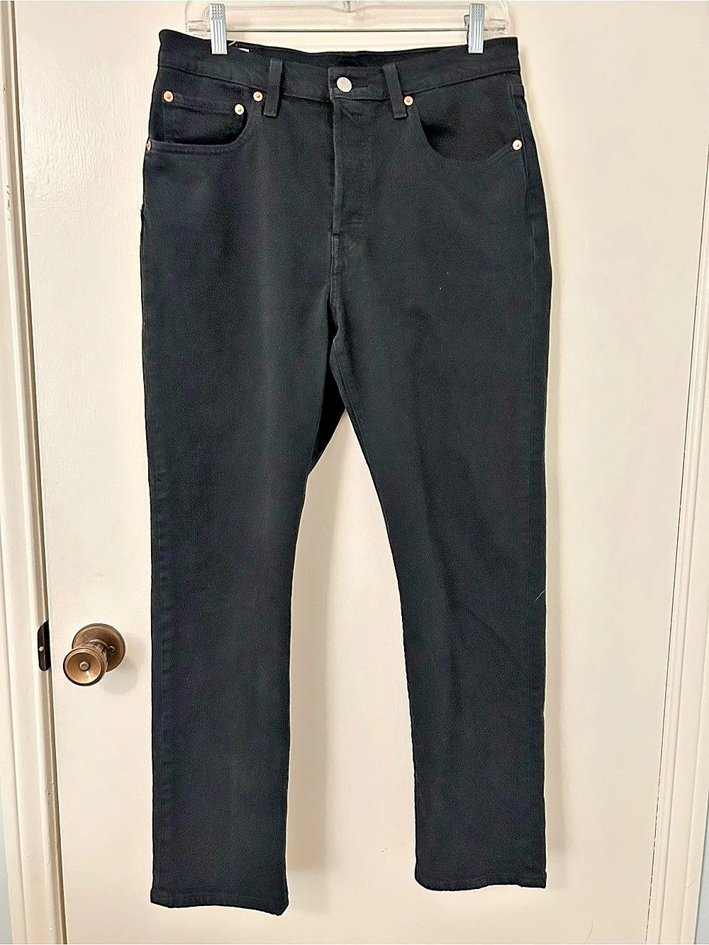 Levi's 501 Premium Jeans, Black, Women’s Size 10
